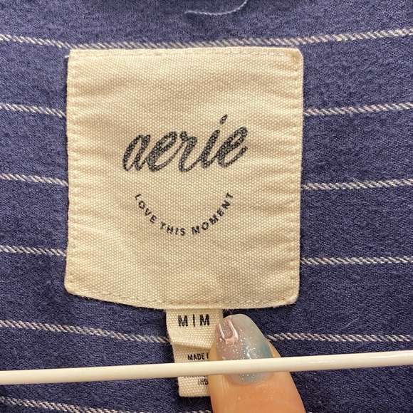 Aerie Navy Striped Top - Picture 2 of 8